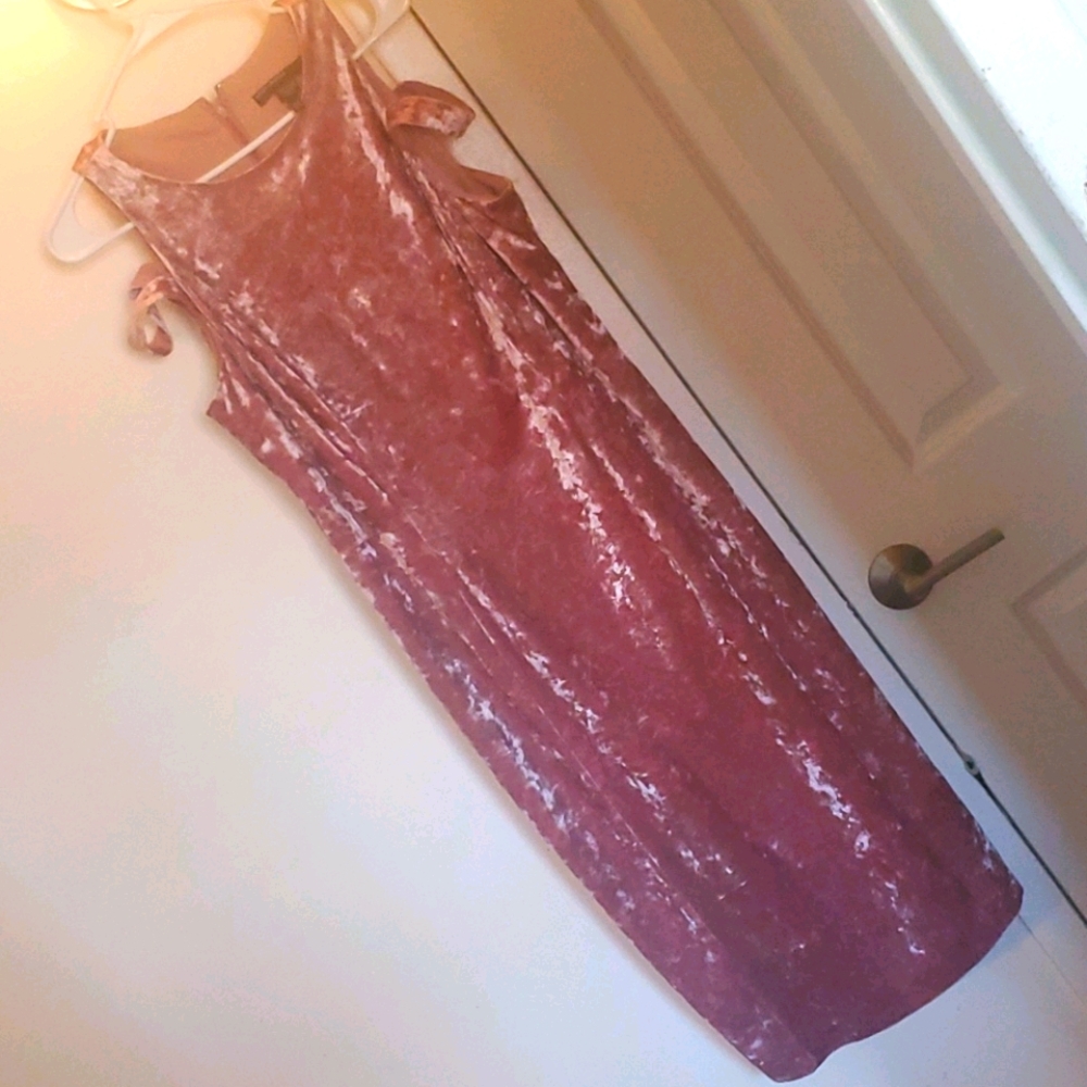 Crushed Velvet Dress